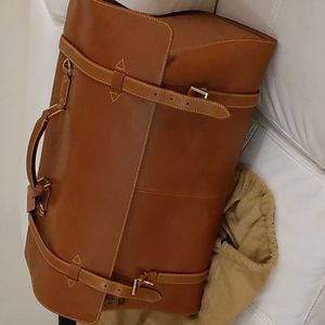 Louis Vuitton Nubie large travel luggage natural color